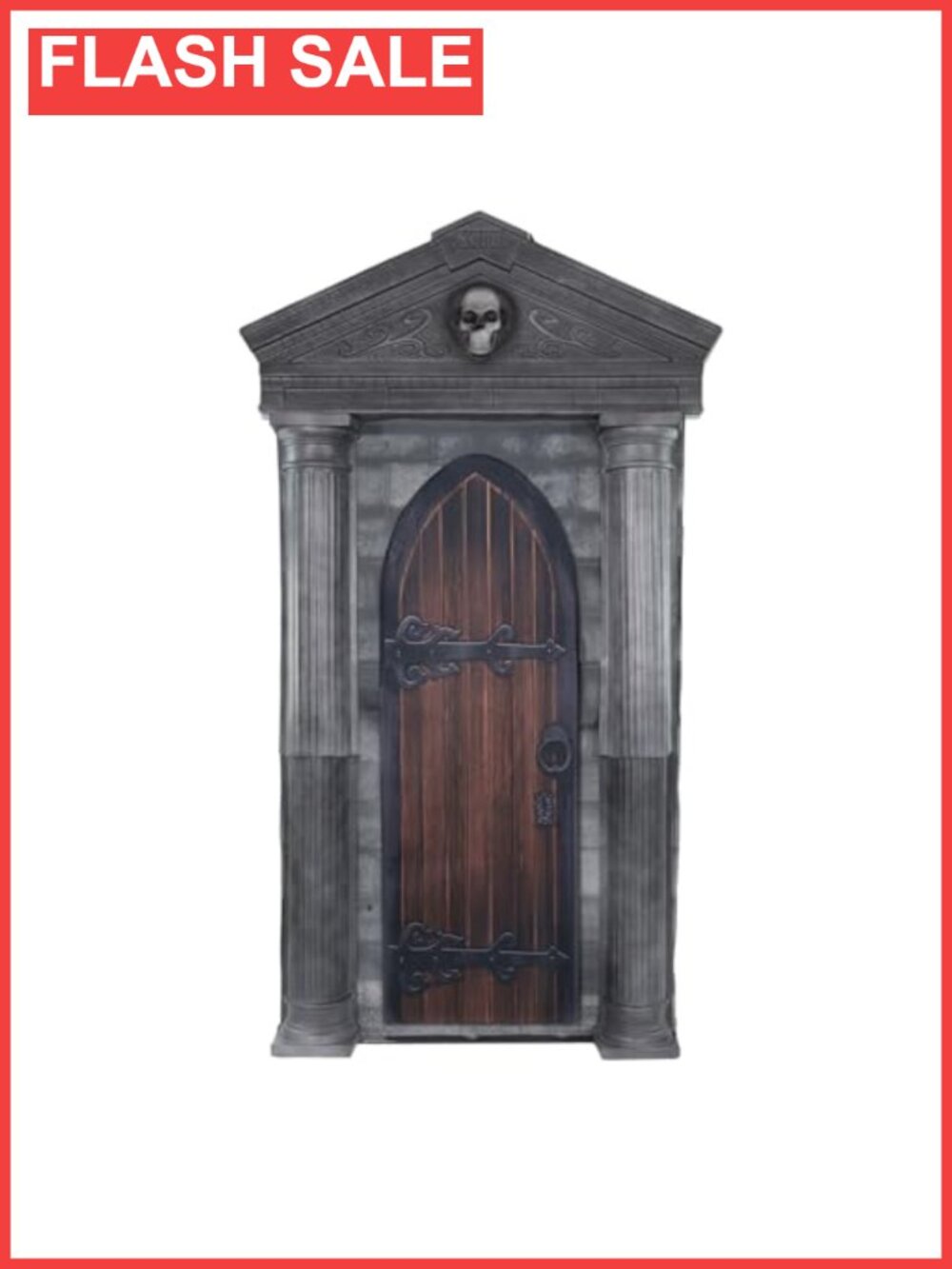 6.7-Ft Motion-Activated Animatronic Mausoleum Halloween Decor